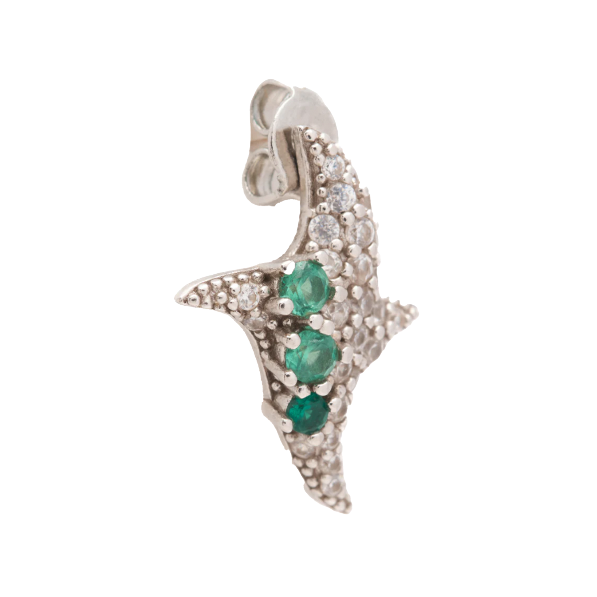 Emerald Twister Earrings