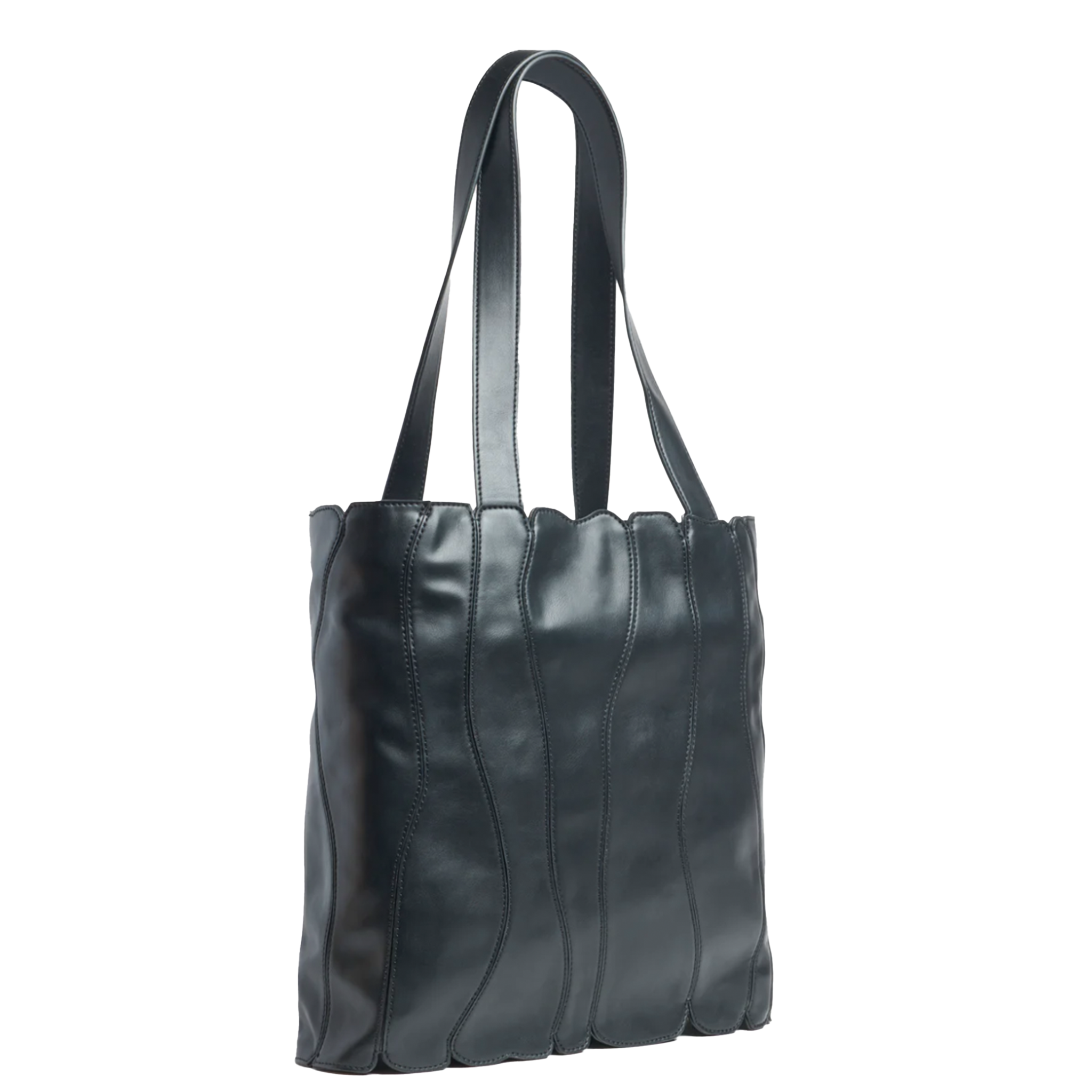 Faux Leather Caterpillar Tote