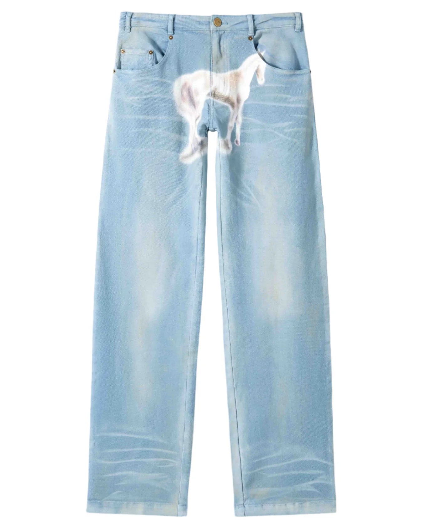 Straight-Leg Pony Jeans