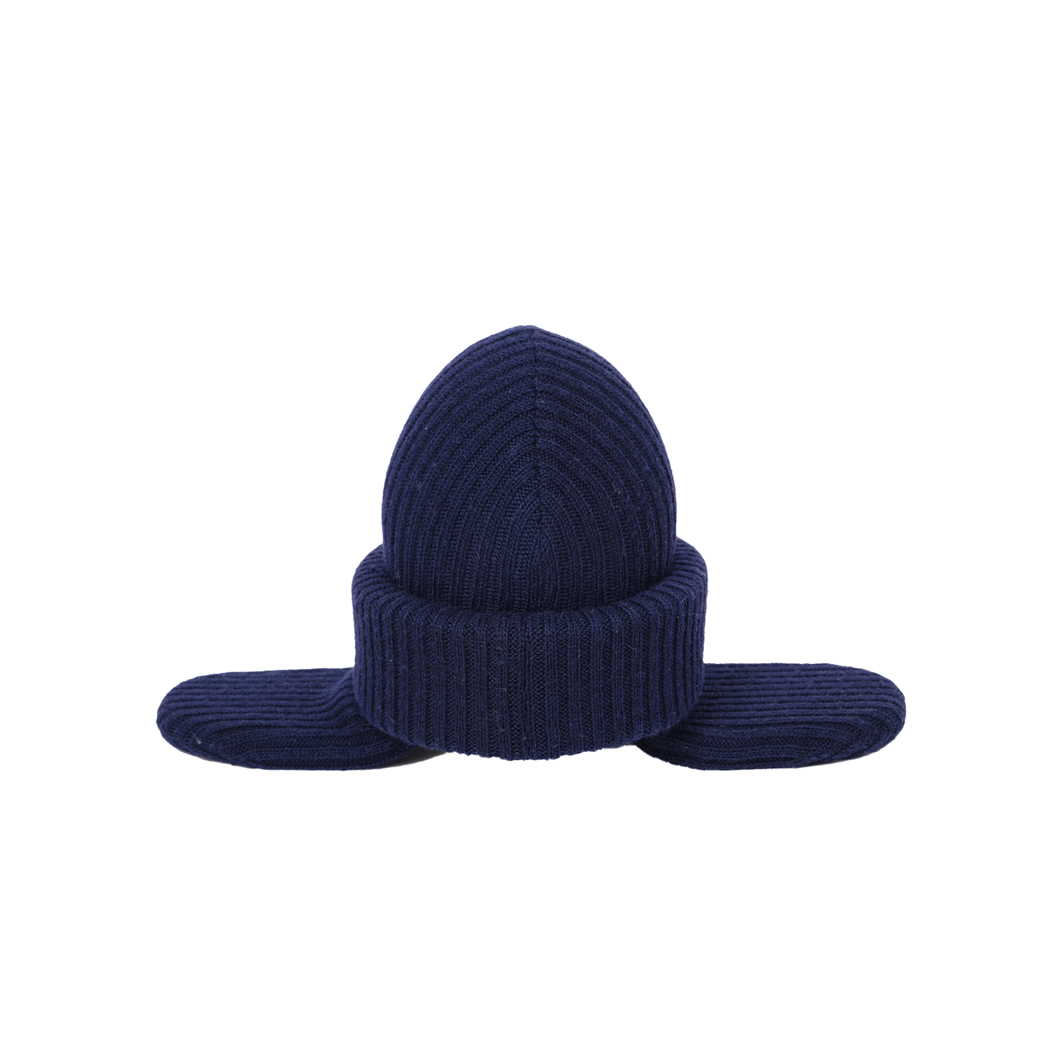 Padded Ear Muff Knitted Hat