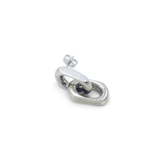 Diamond Link Drop Earring