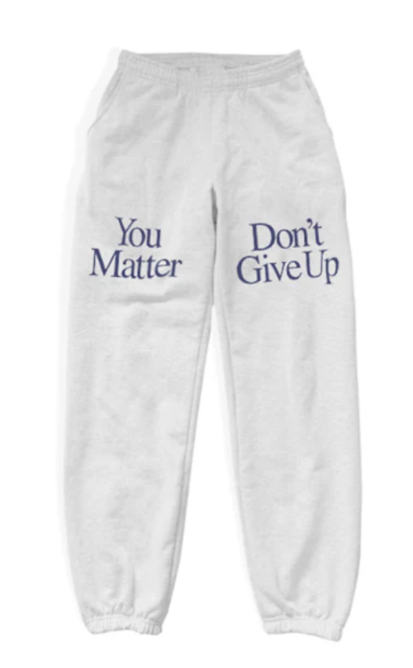Don't Give Up Sweats Grey