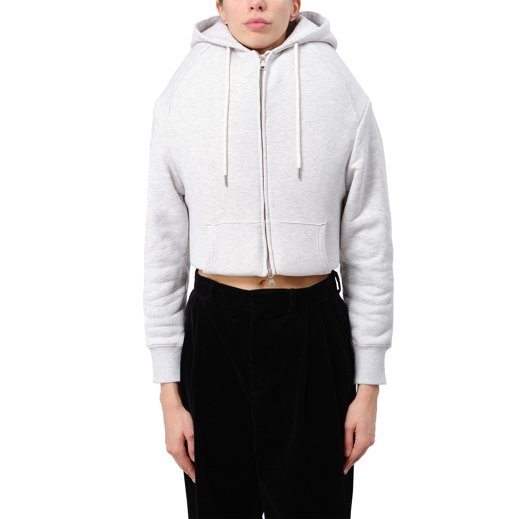 Sculptured Zip Up Hoodie