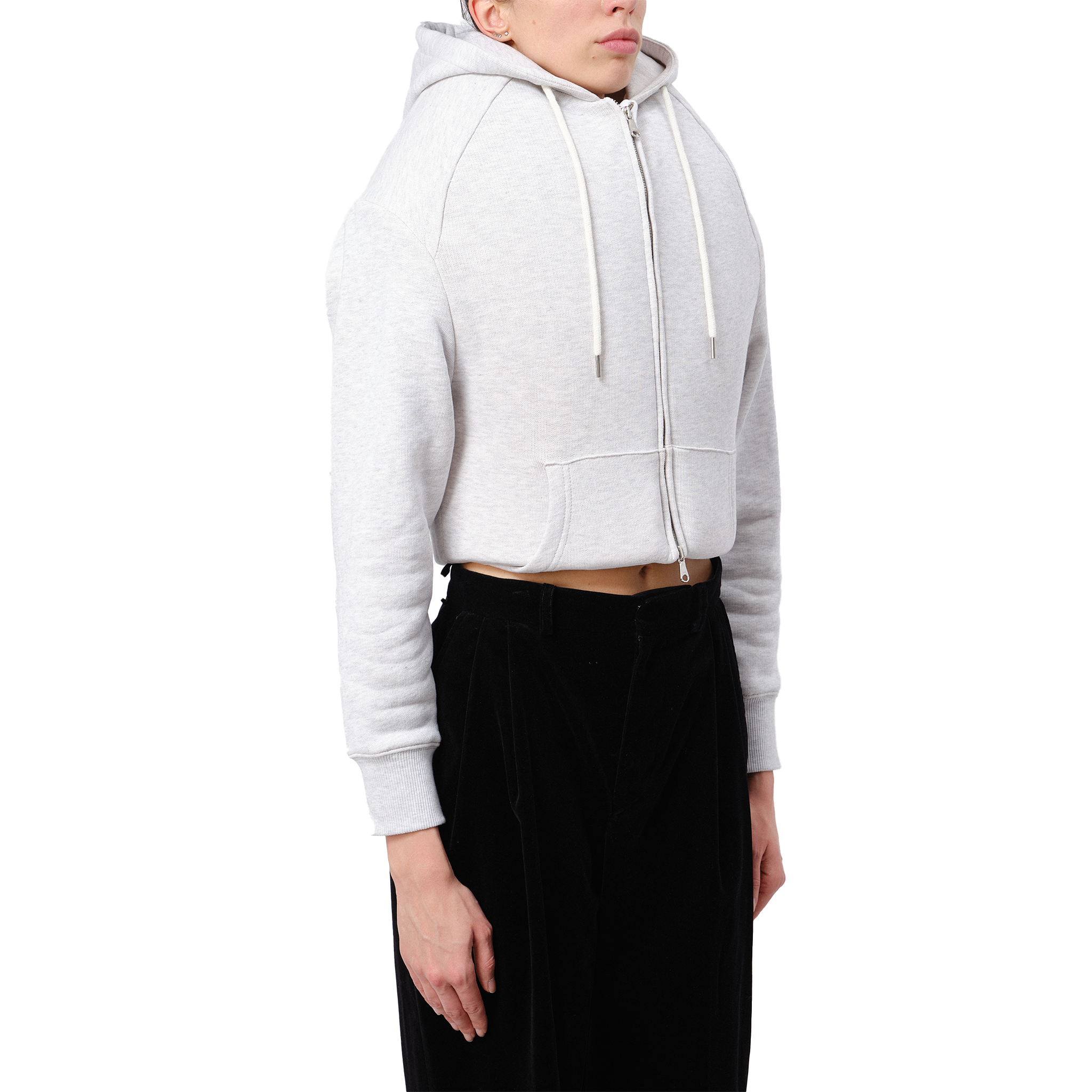 Sculptured Zip Up Hoodie