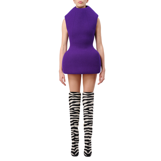 Sculptured Mini Dress