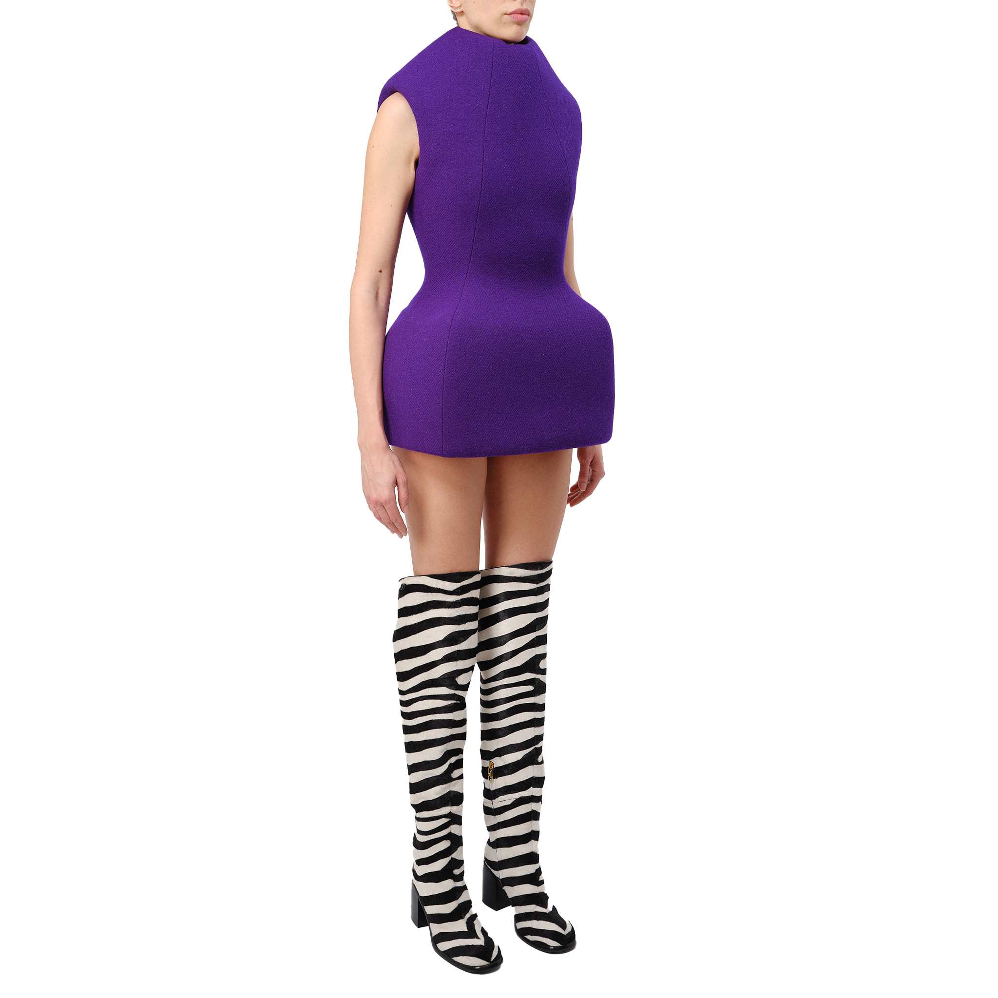 Sculptured Mini Dress