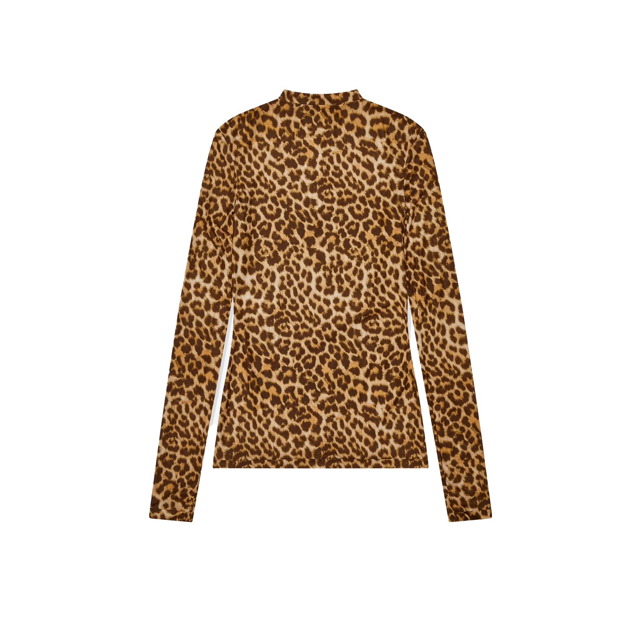 Printed Jersey Leopard Print Top