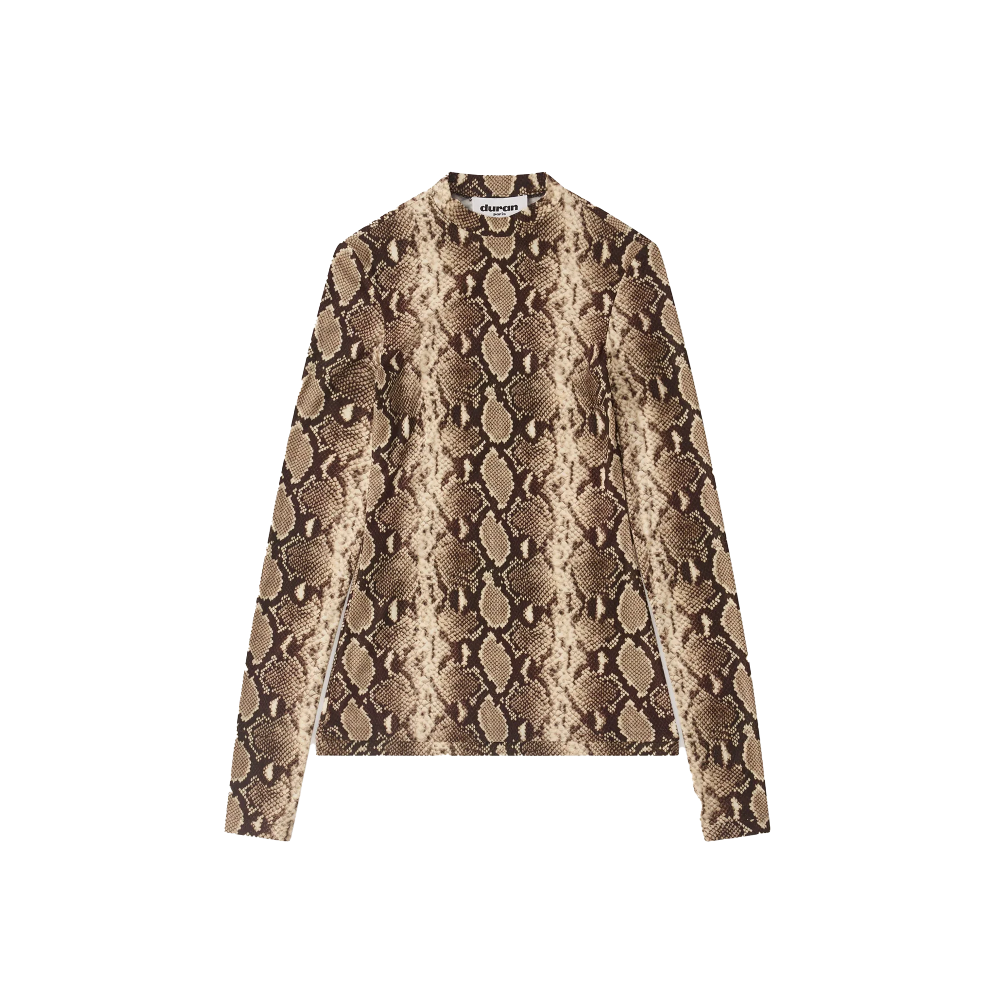 Printed Jersey Snakeprint Top
