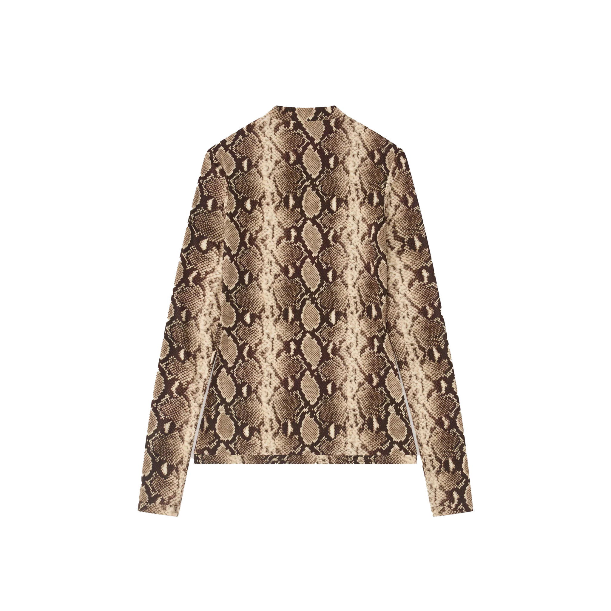 Printed Jersey Snakeprint Top