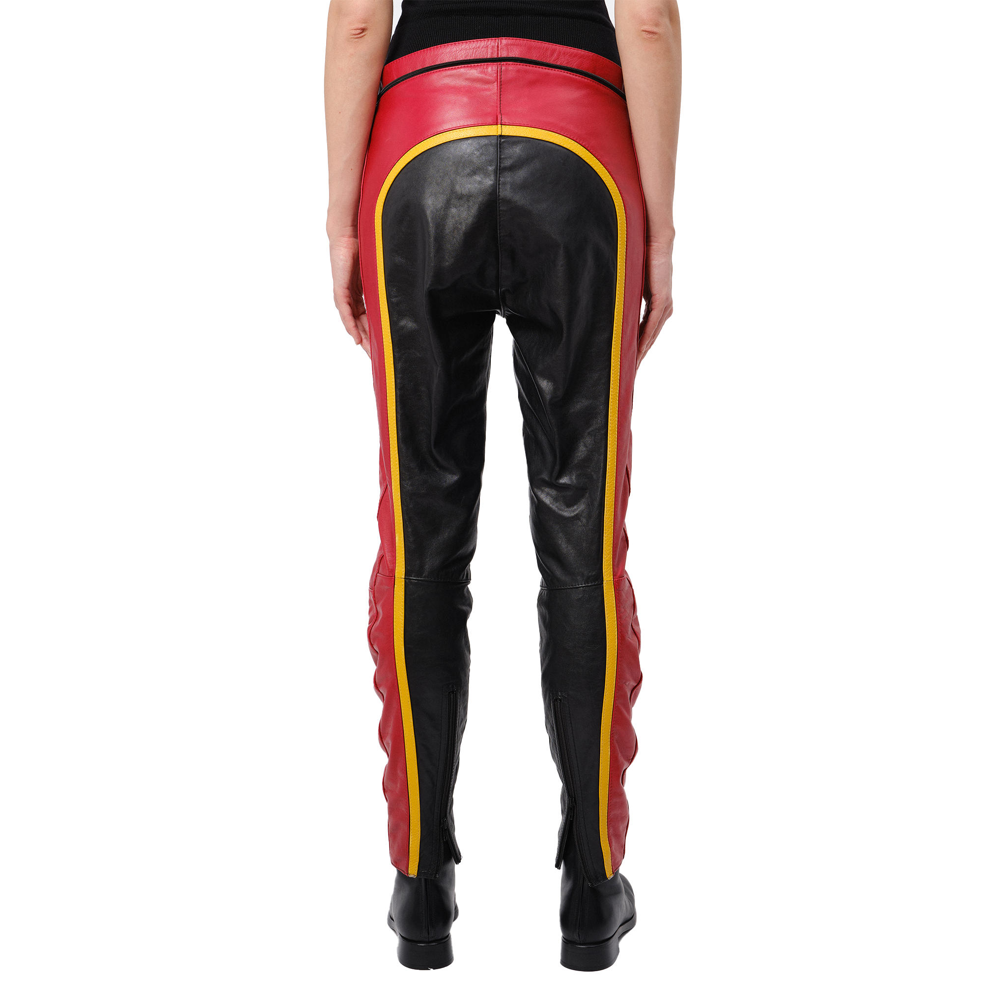 Leather Biker Pants