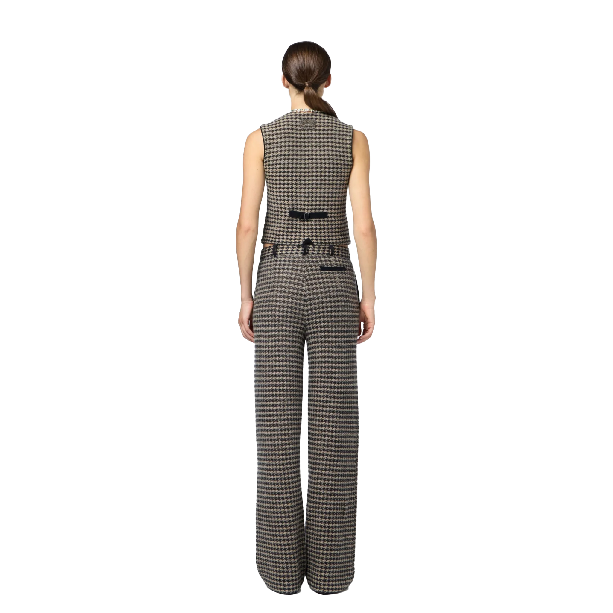 Houndstooth Tailored Vest