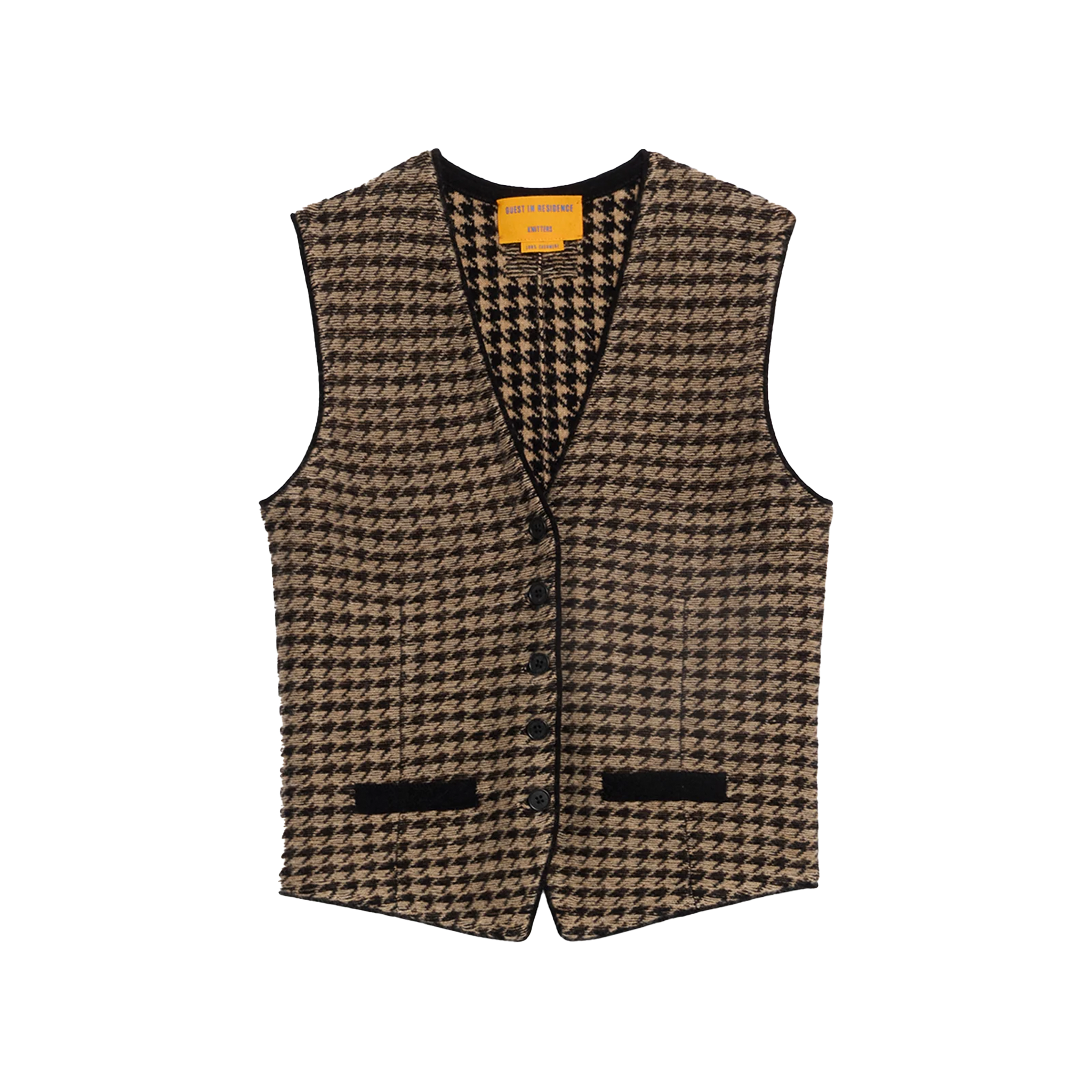Houndstooth Tailored Vest