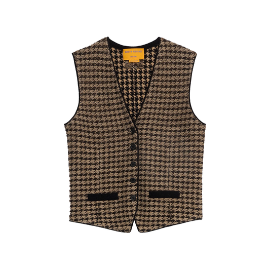 Houndstooth Tailored Vest