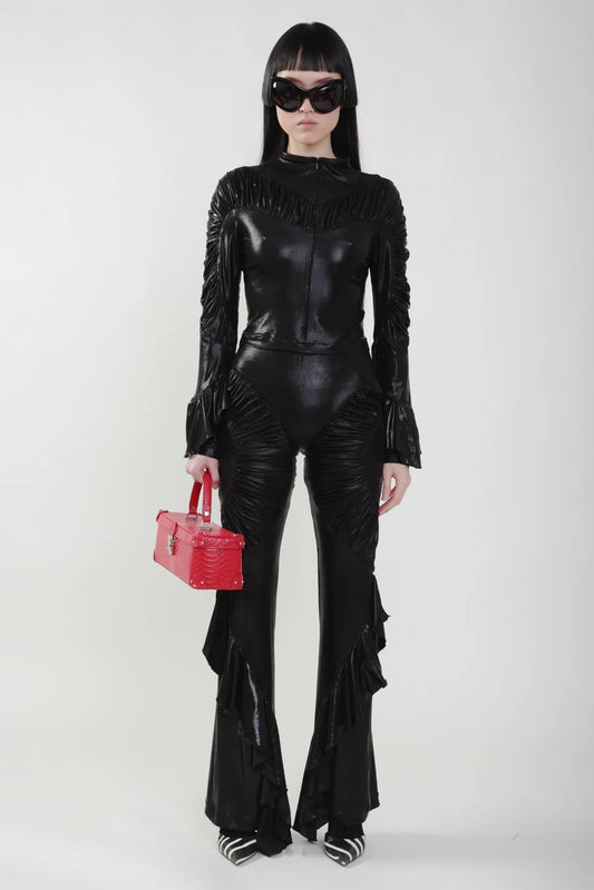 Black Lurex Pant