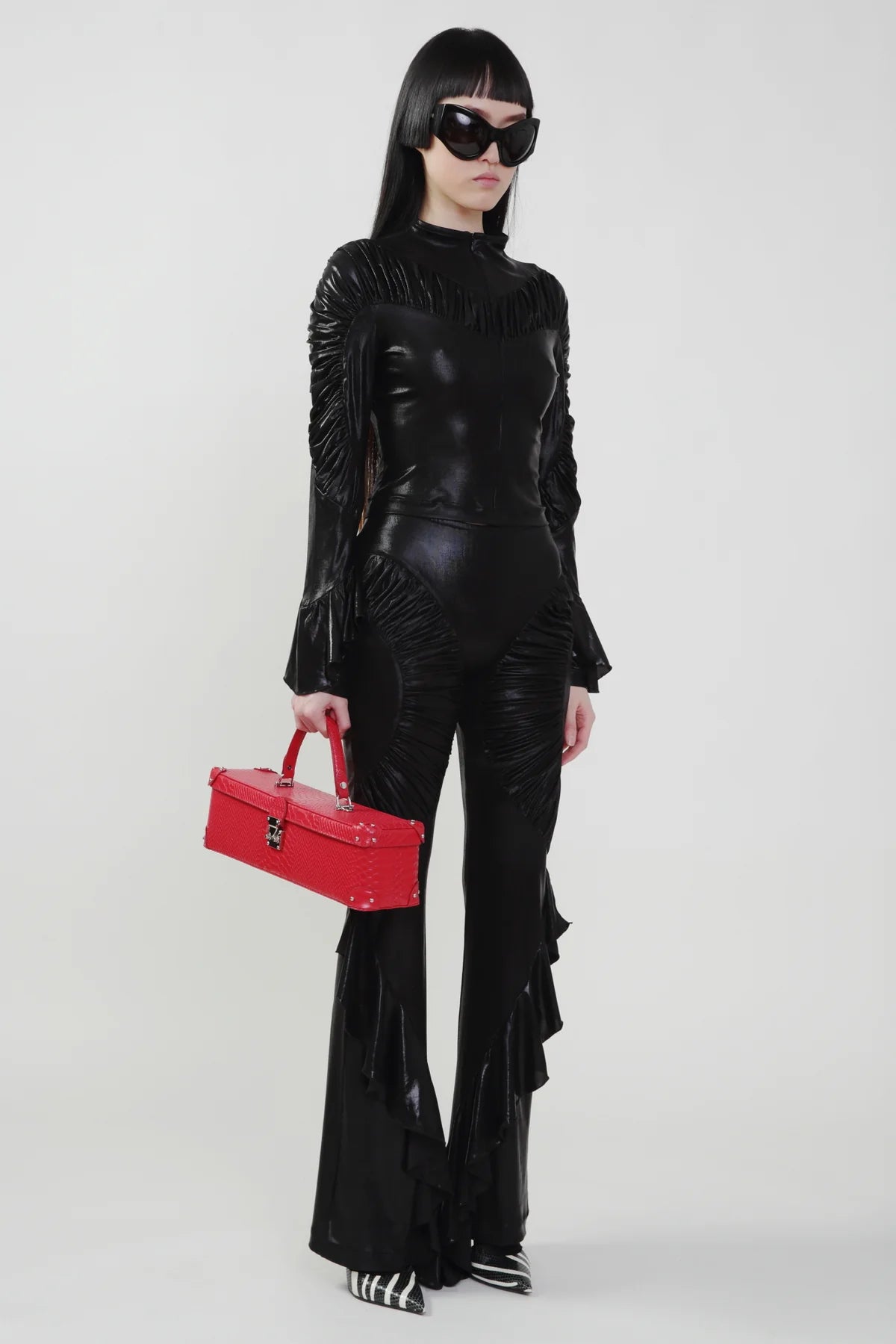 Black Lurex Pant
