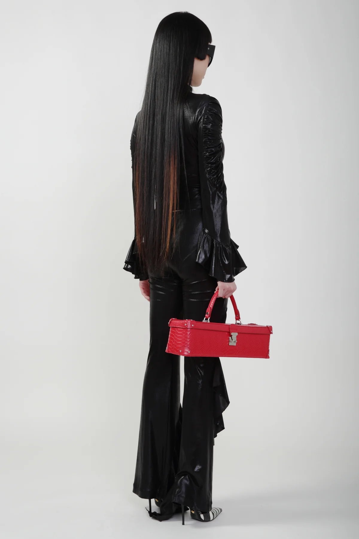 Black Lurex Pant