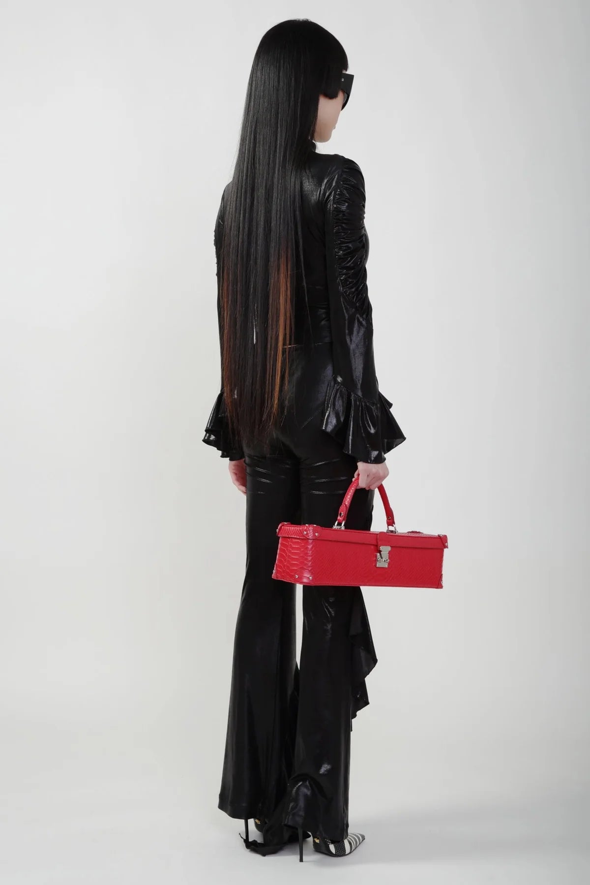 Black Lurex Top