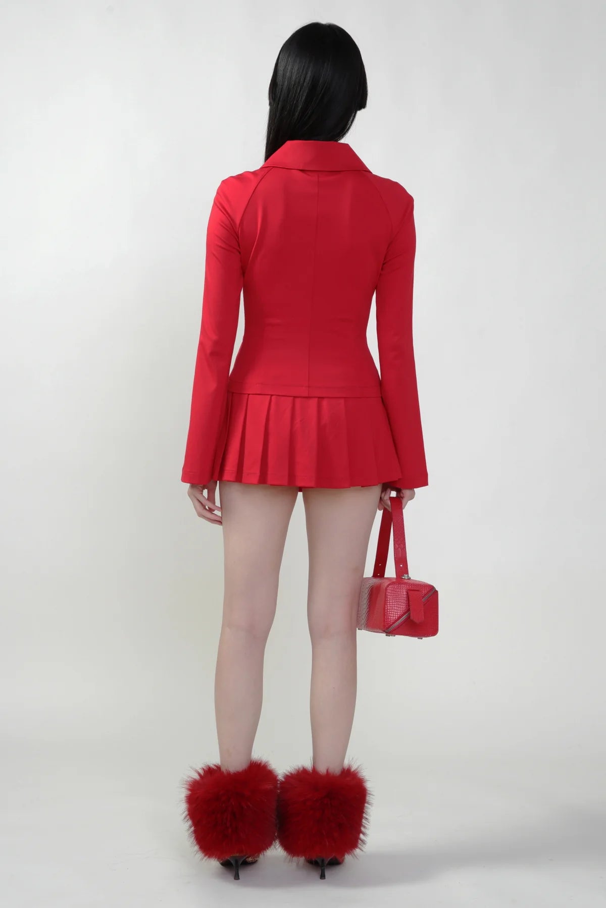 Red Zip Up Shirt