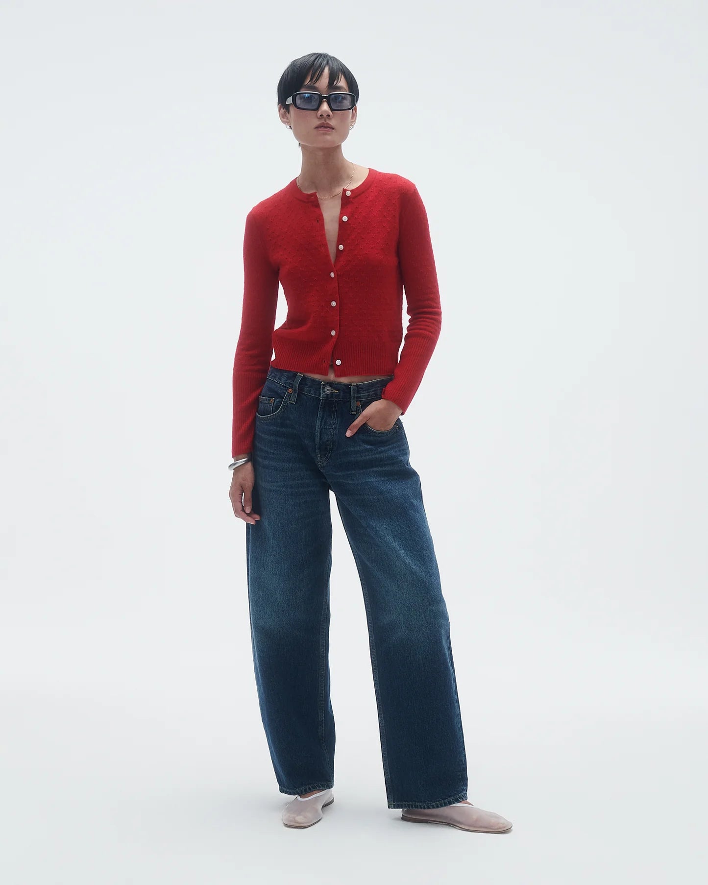 Jane Pointelle Cardigan