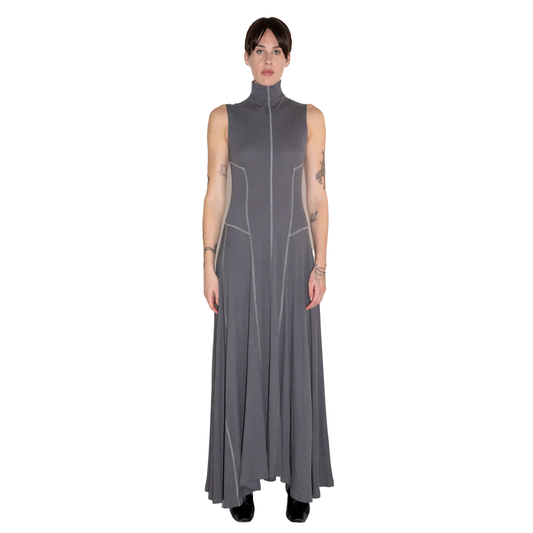 High Collar Gown