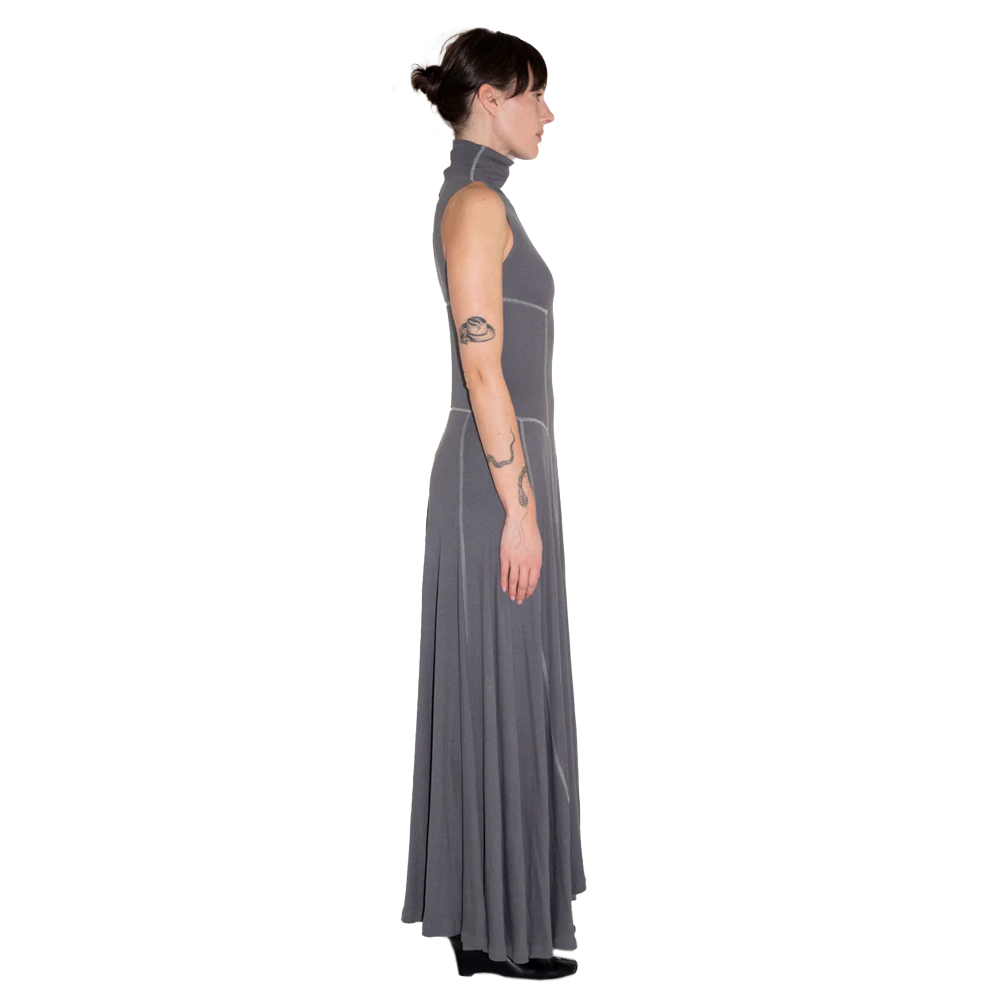 High Collar Gown