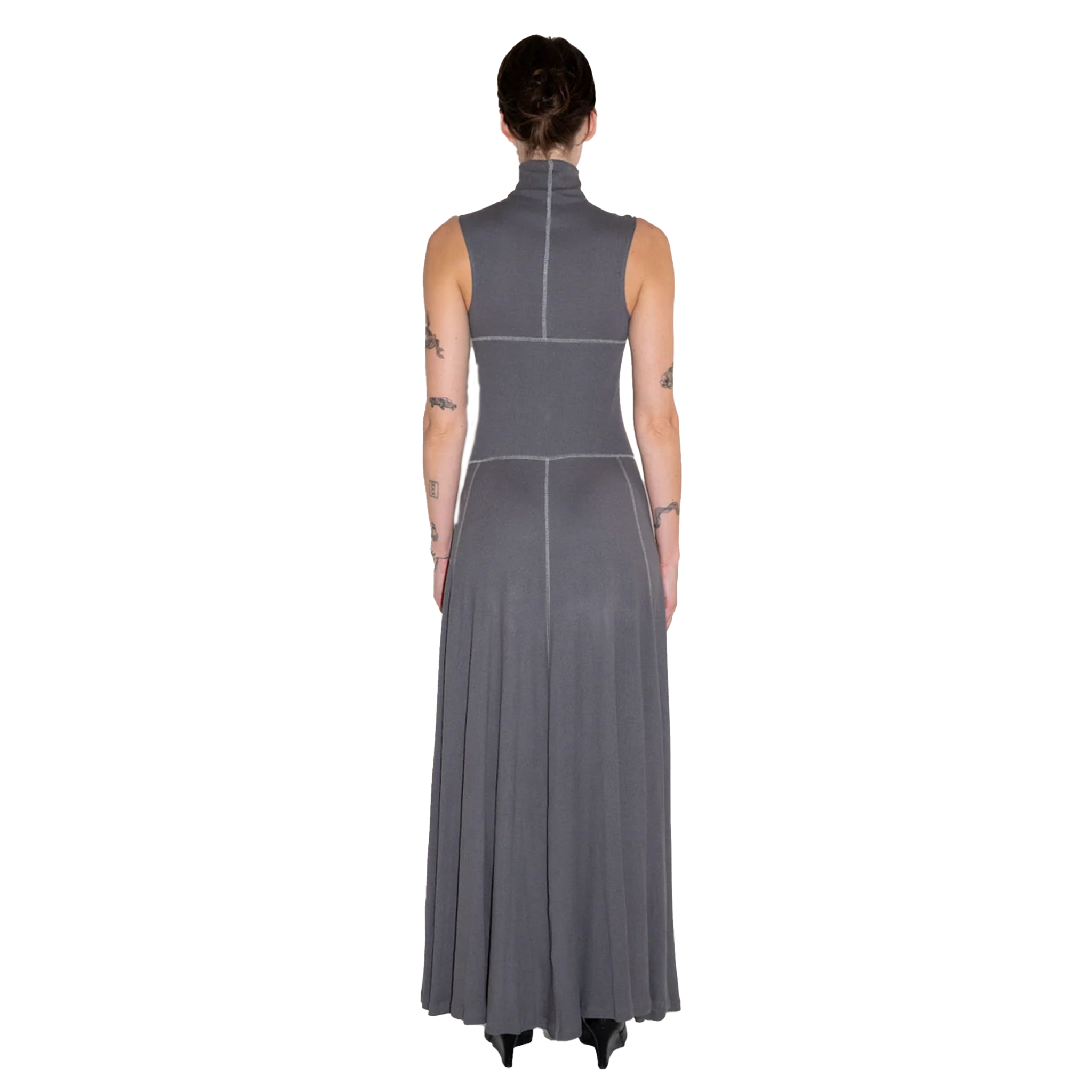 High Collar Gown