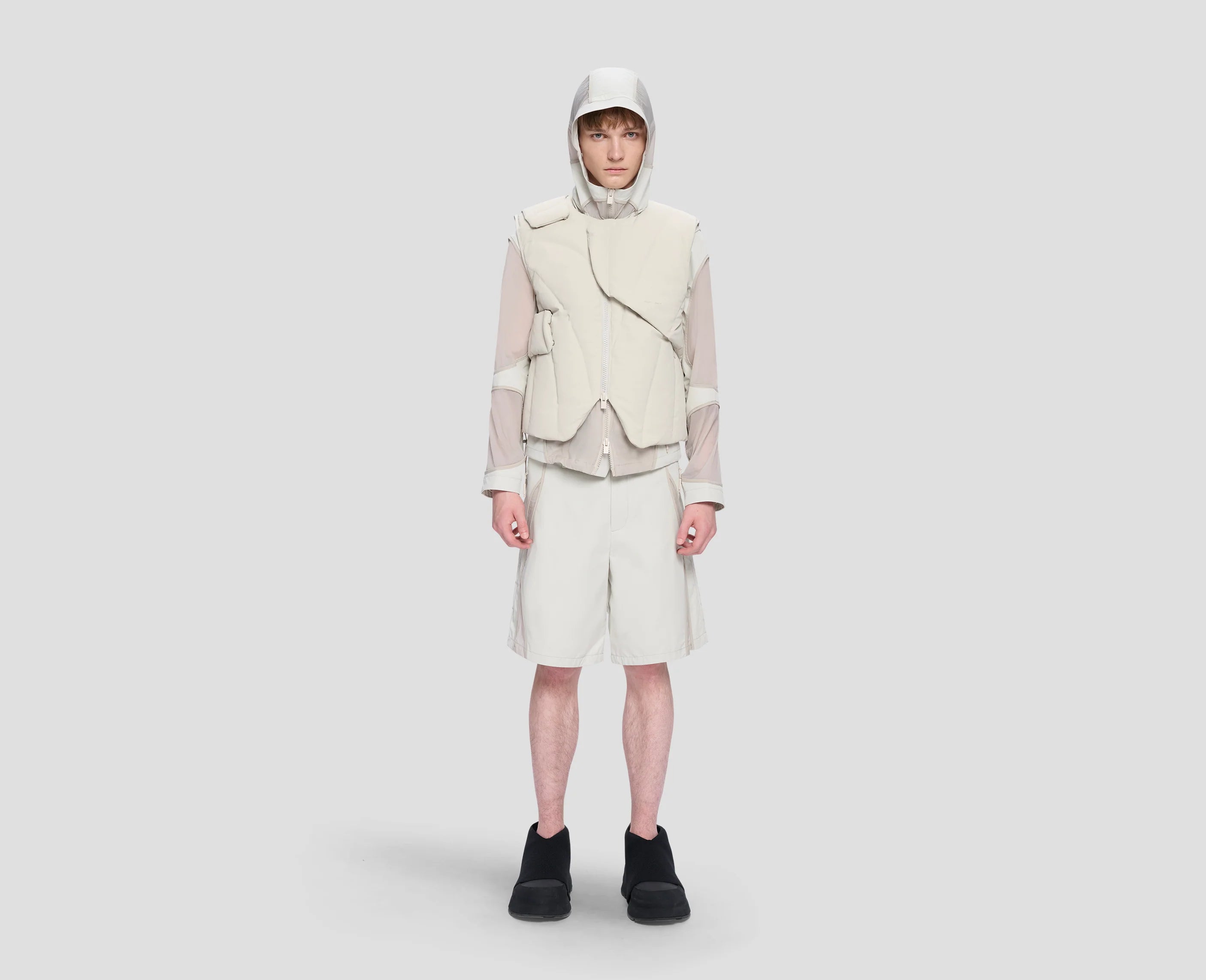 Layered Down Vest