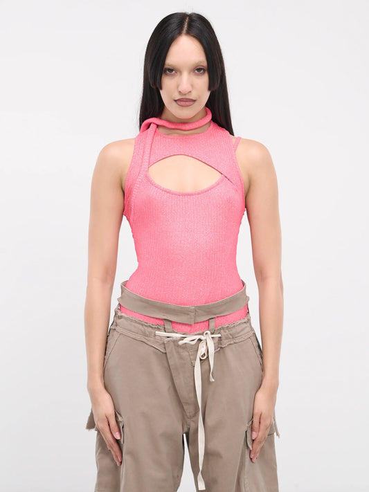 Layered Cut Out Tank Top