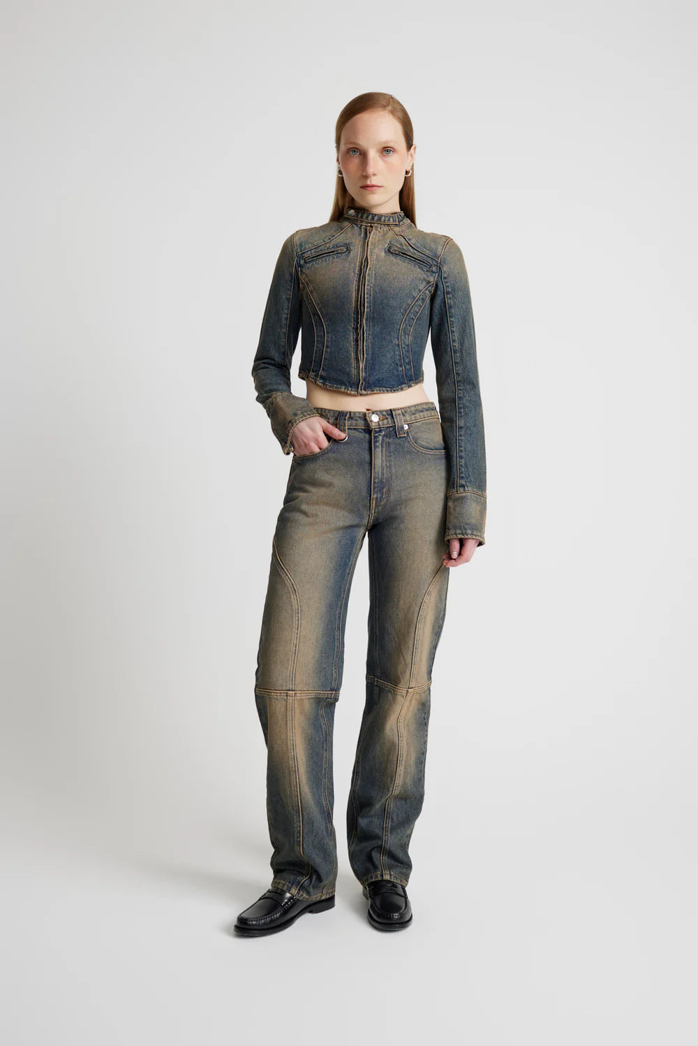 Denim Moto Jacket