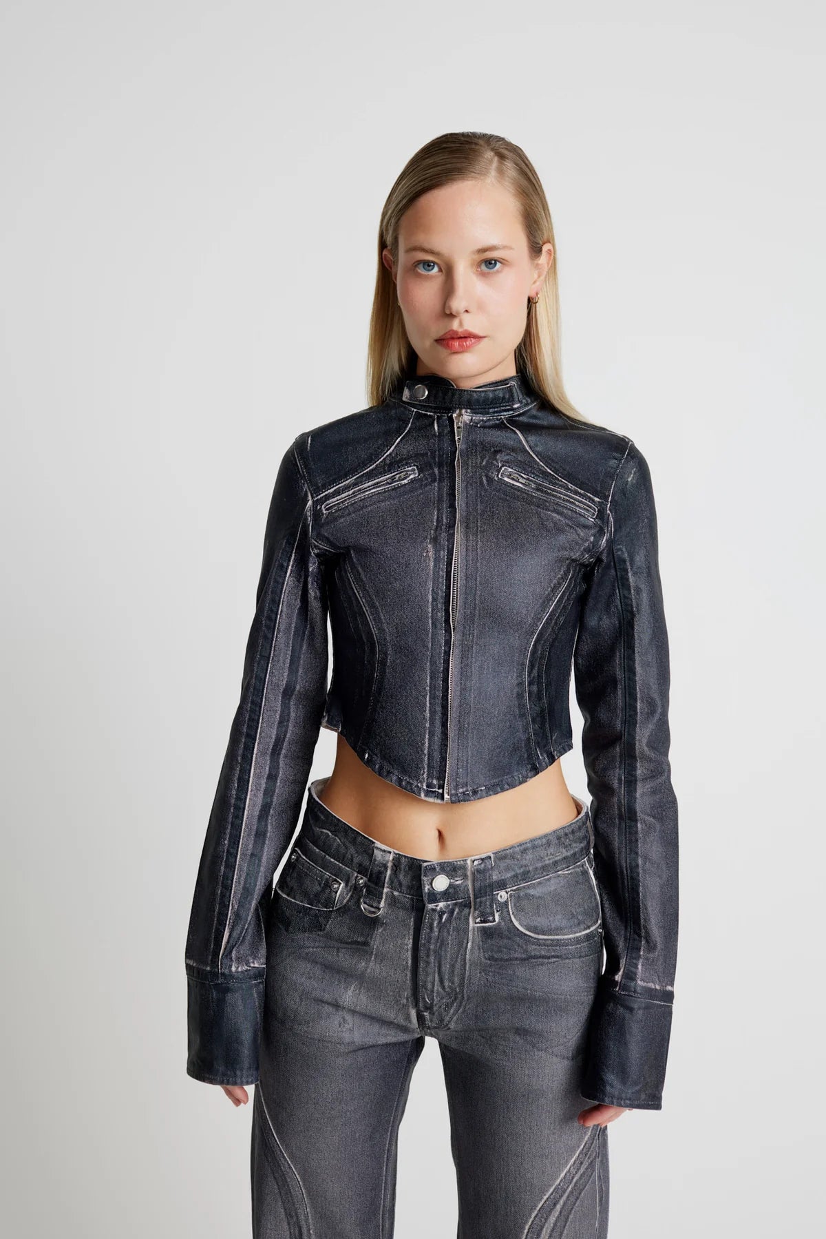 Denim Moto Jacket