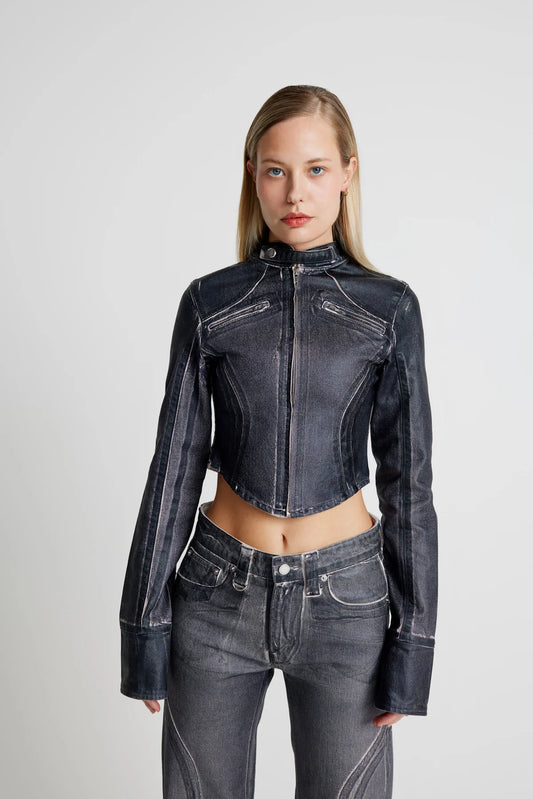 Denim Moto Jacket