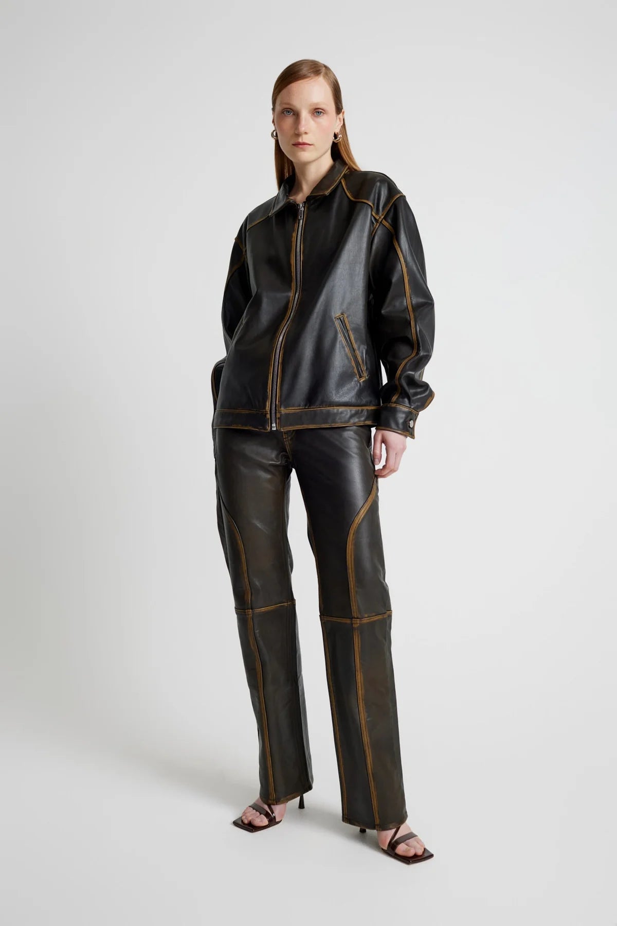 Leather Tall Boy Jacket