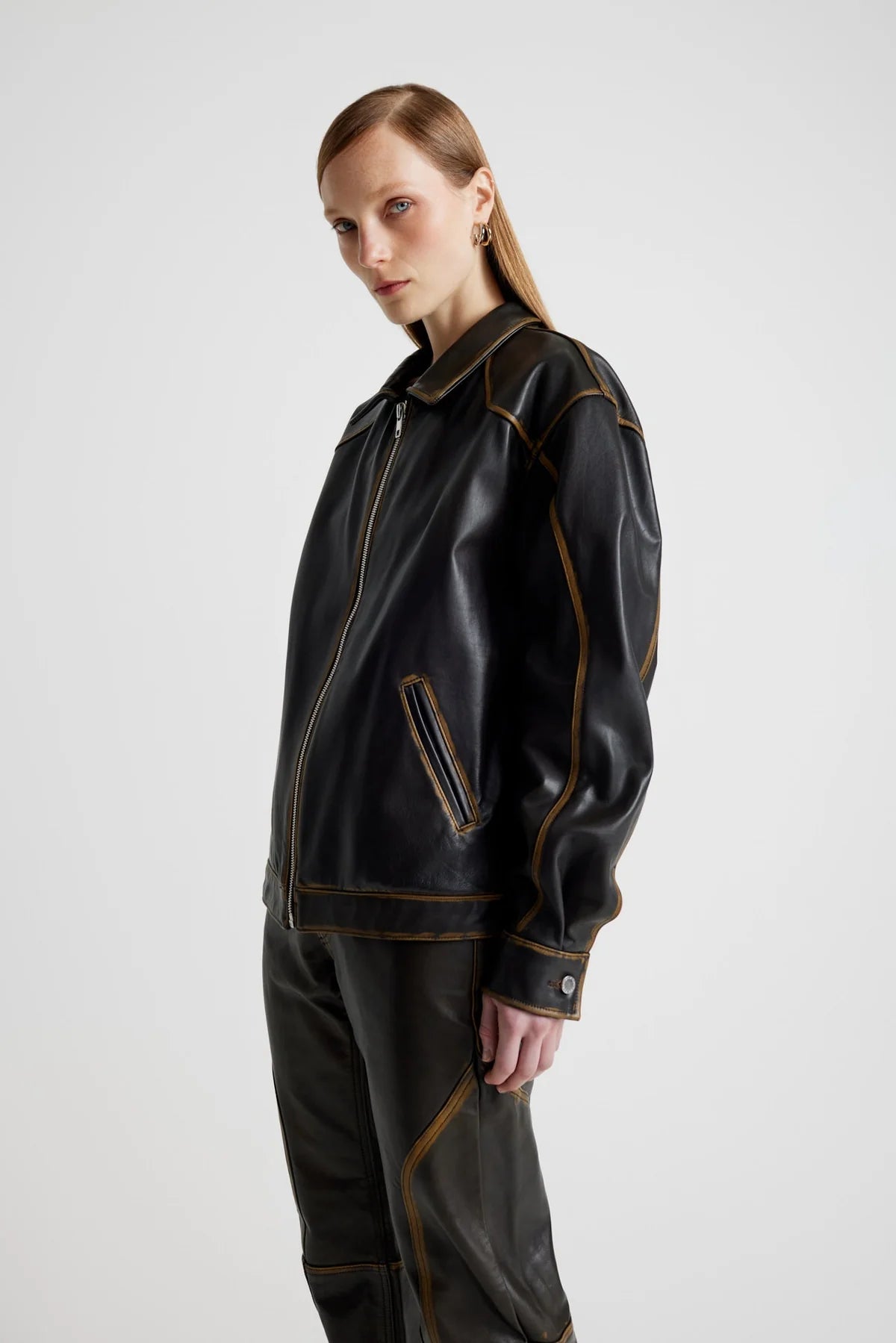 Leather Tall Boy Jacket