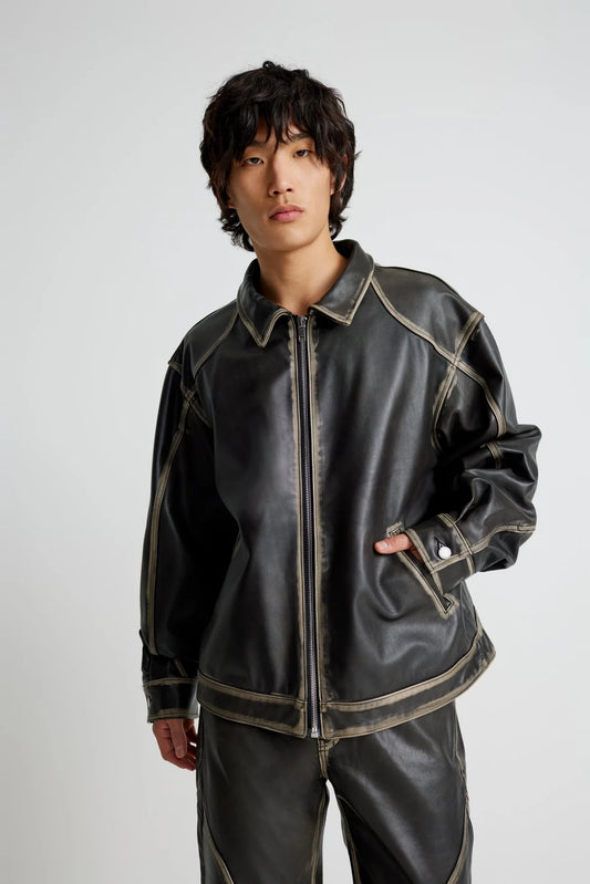 Leather Tall Boy Jacket