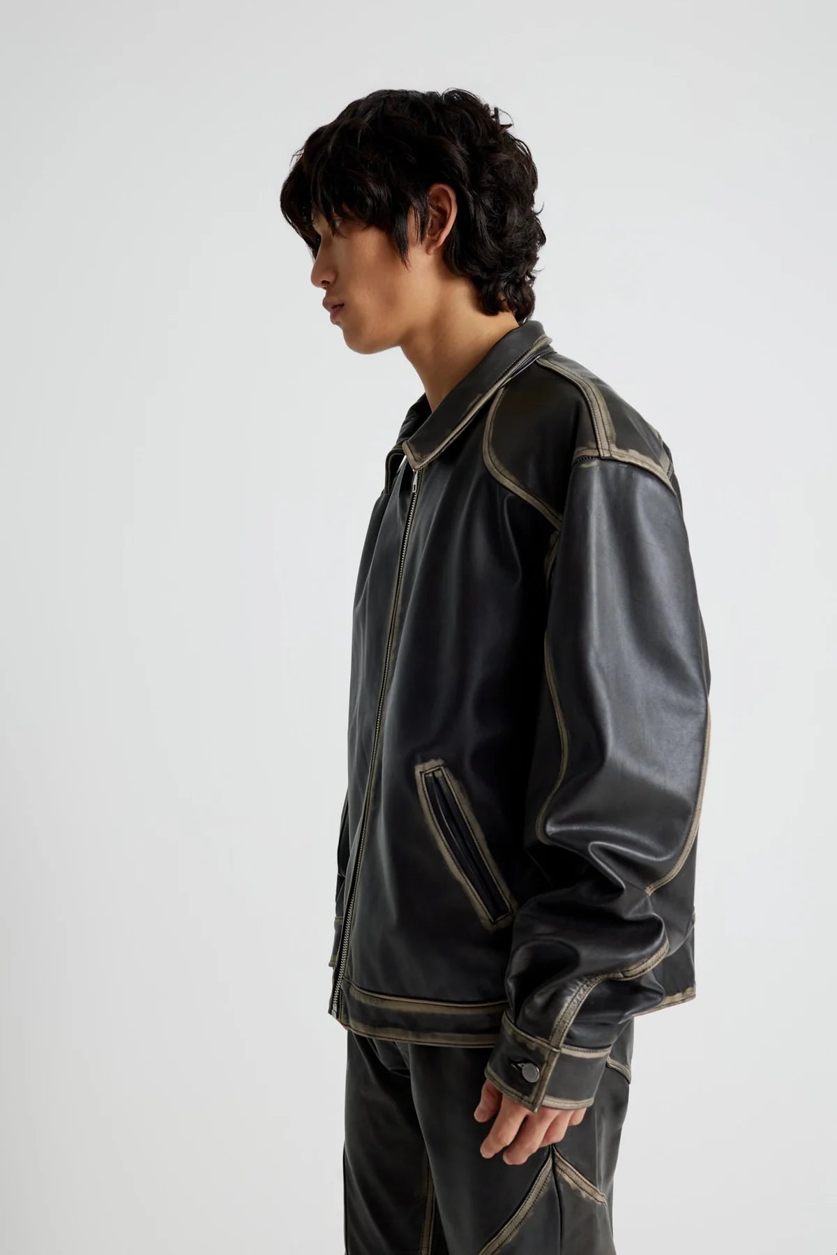 Leather Tall Boy Jacket