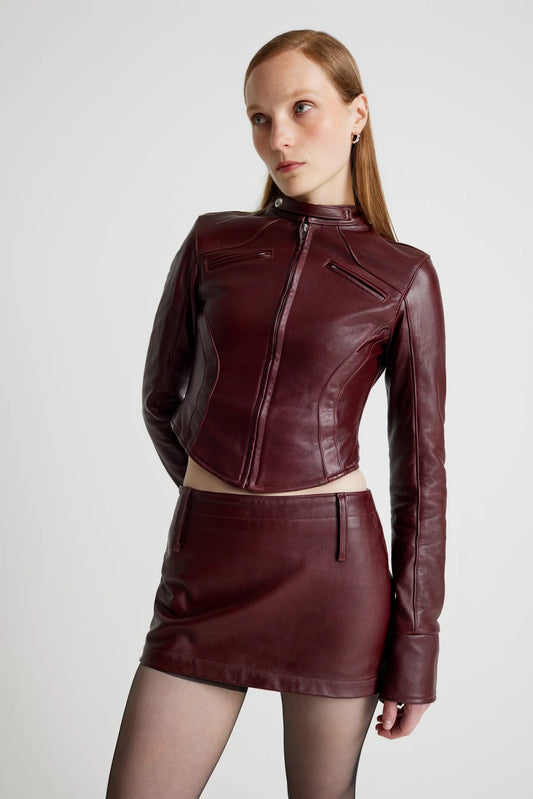 Leather Moto Jacket