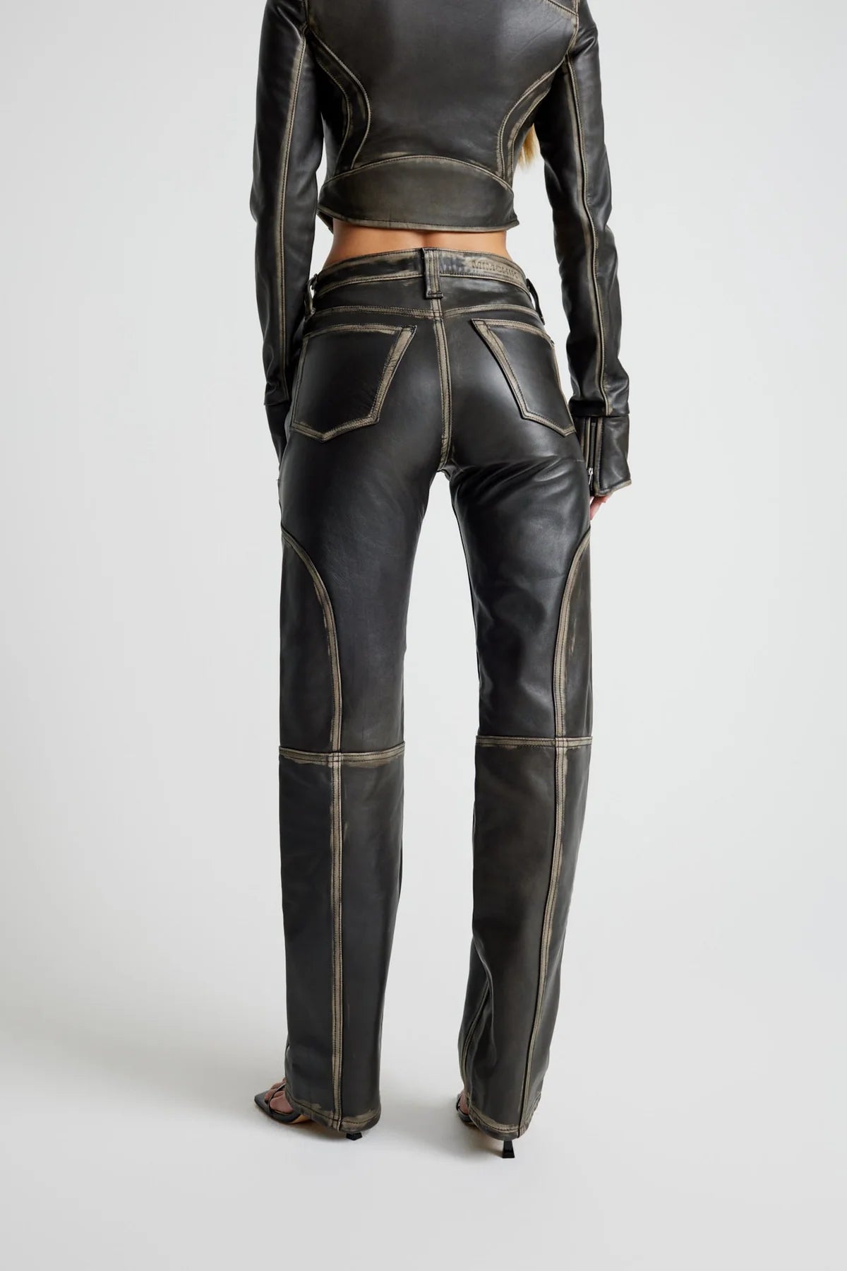 Maria Leather Jeans