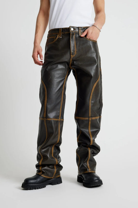 Maria Leather Jeans