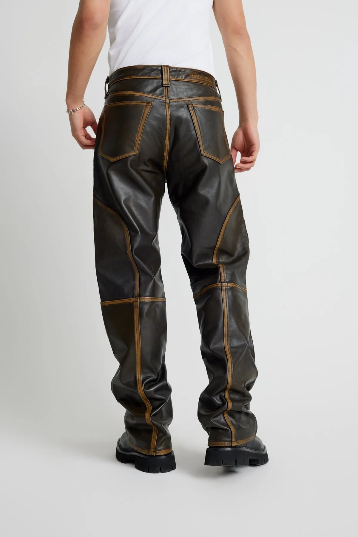 Maria Leather Jeans