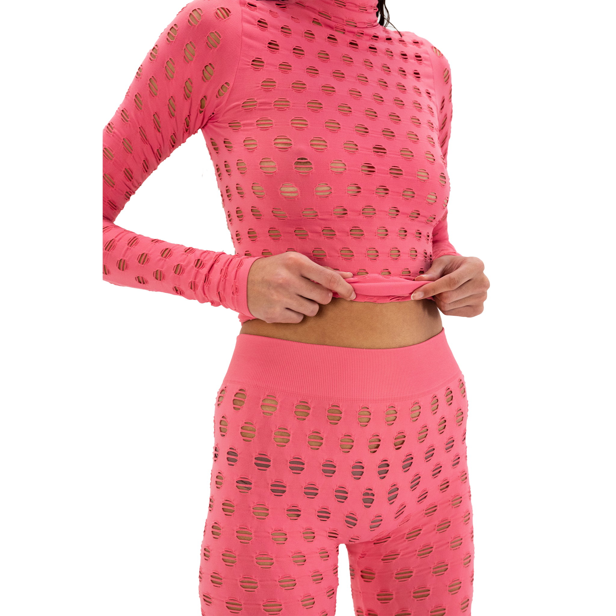 Perforated Leggings