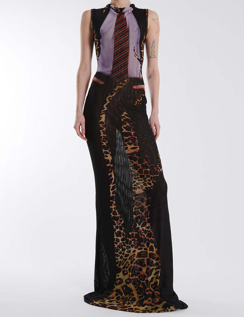Mesh Maxi Dress