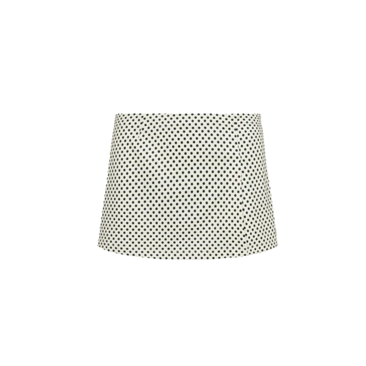 Micro Mini Skirt - Butter Polka Dot