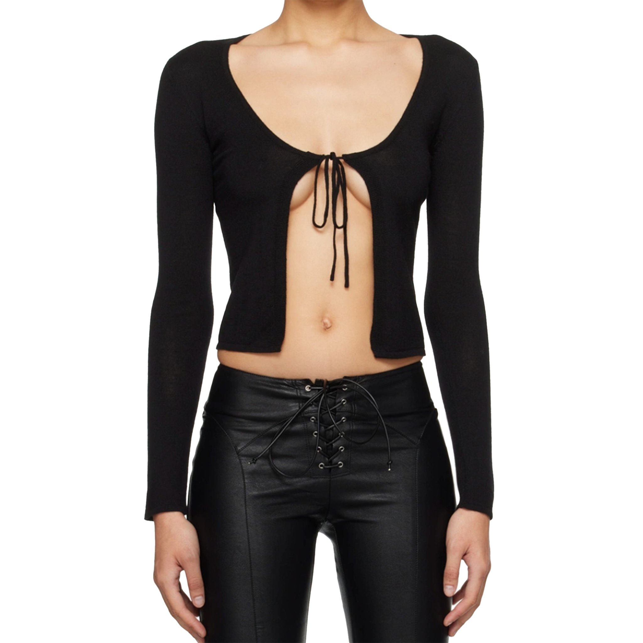 Black Helena Long Sleeve T-Shirt