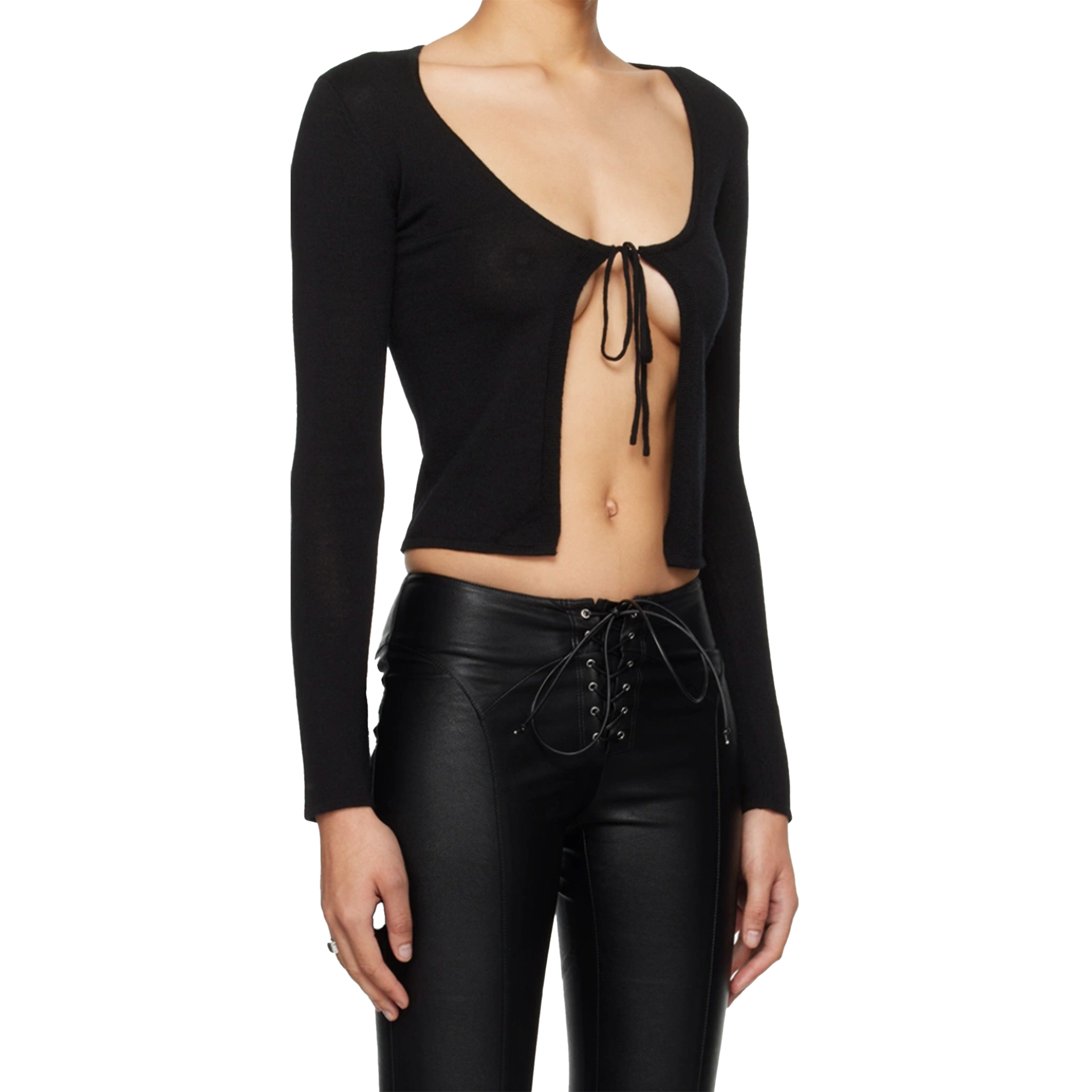 Black Helena Long Sleeve T-Shirt