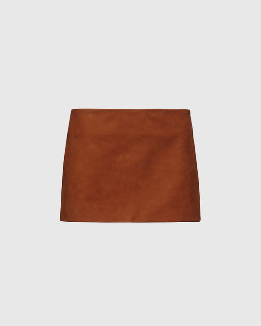 Nubuck Mini Skirt