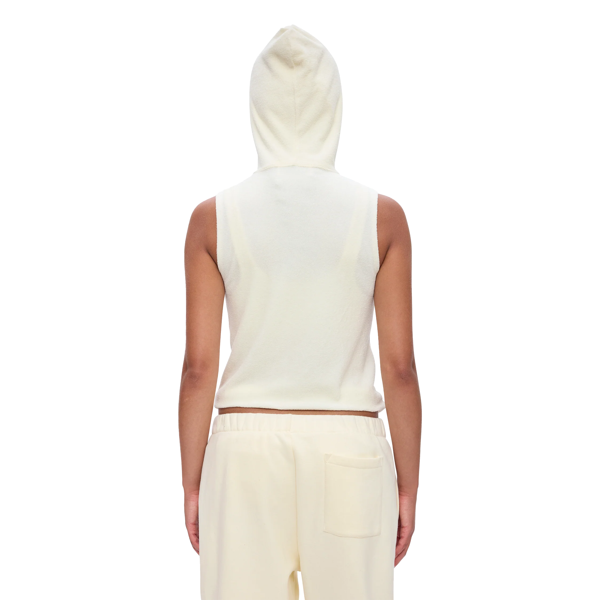 Soft Hooded Zip-Up Vest