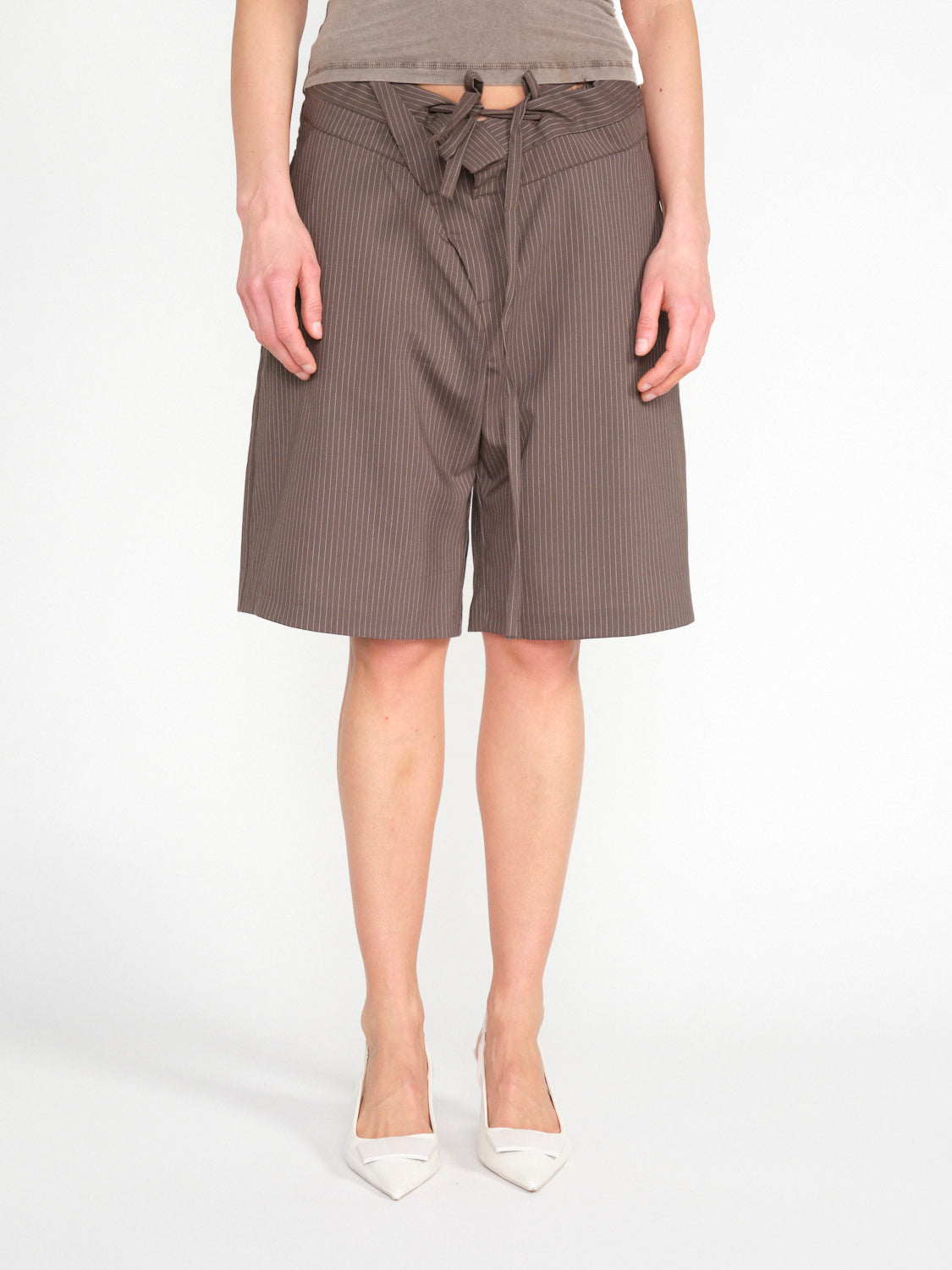 Double Fold Suit Shorts