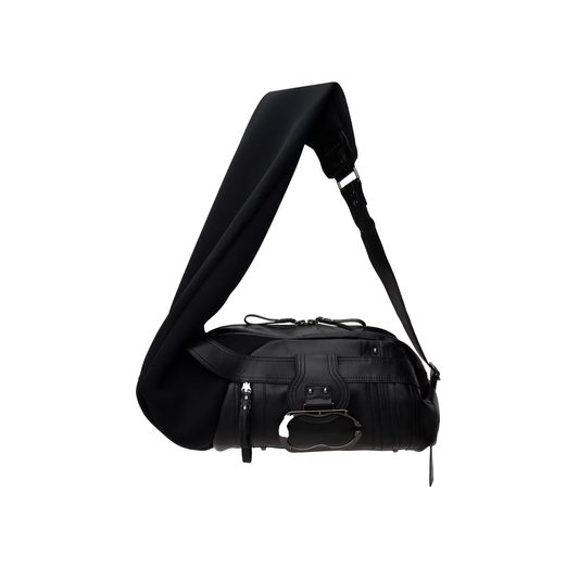 Neoprene Wool Leather Bag