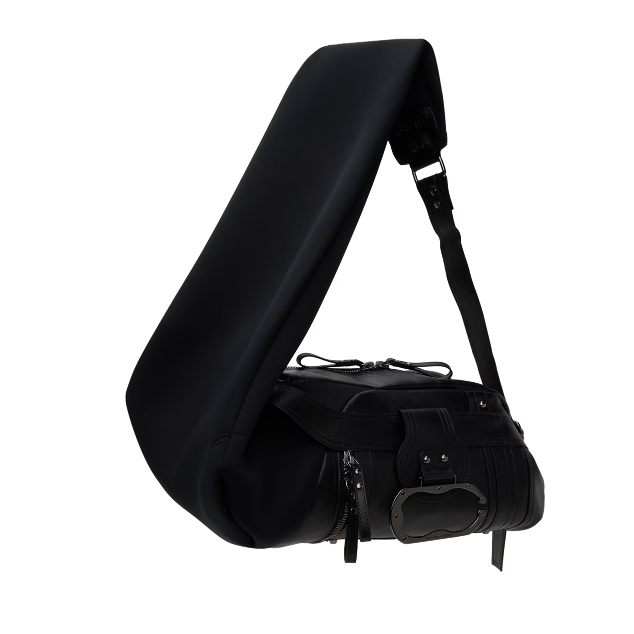 Neoprene Wool Leather Bag