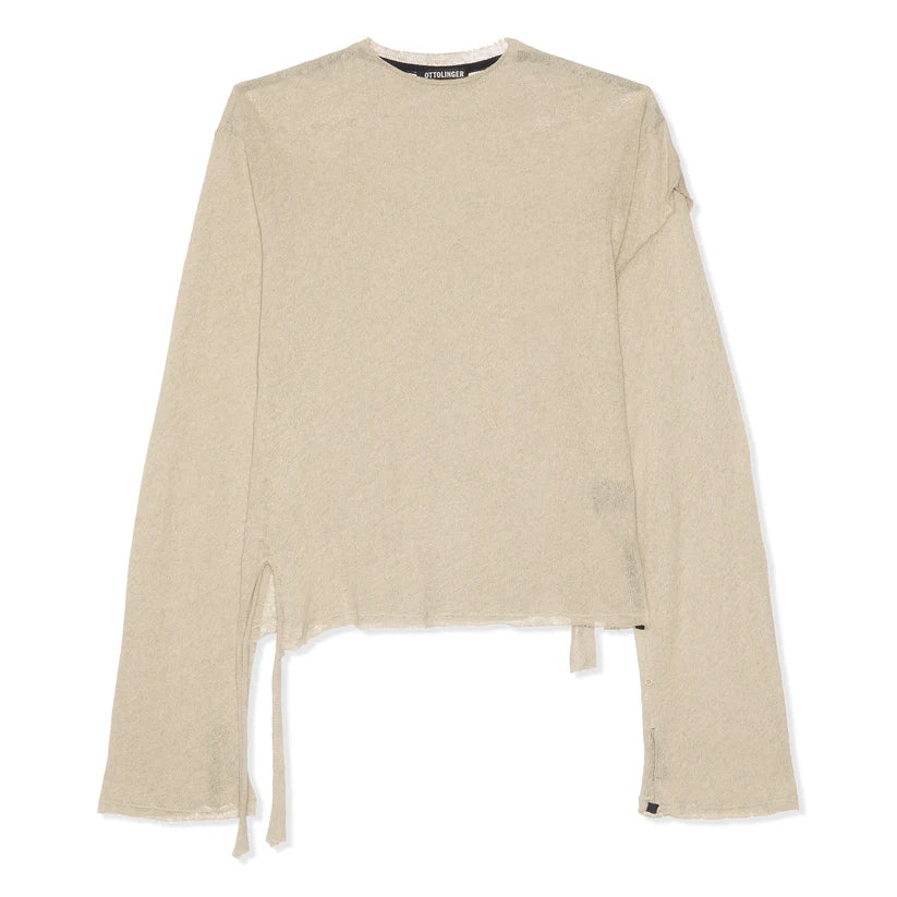 Ottolinger Beige Deconstructed Sweater